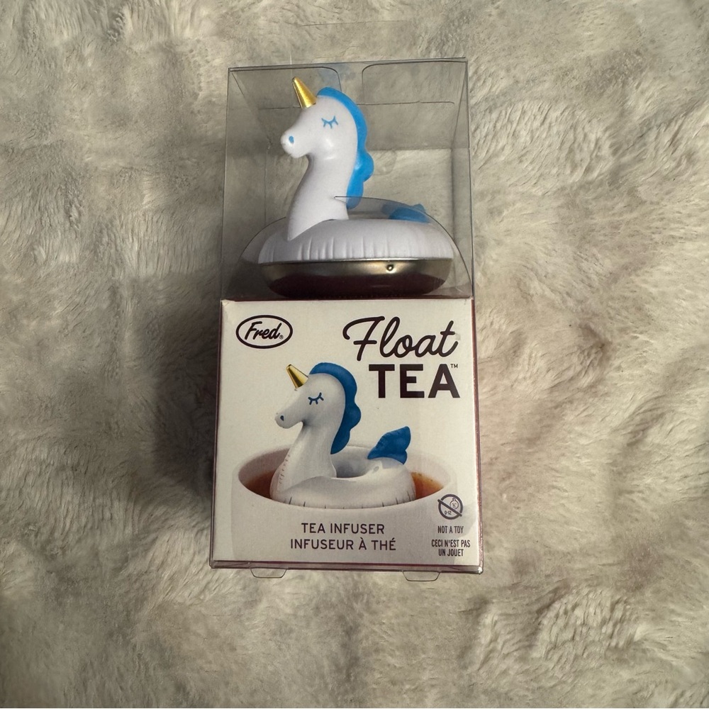Fred Unicorn Pool Float Tea Infuser Novelty New in Box
